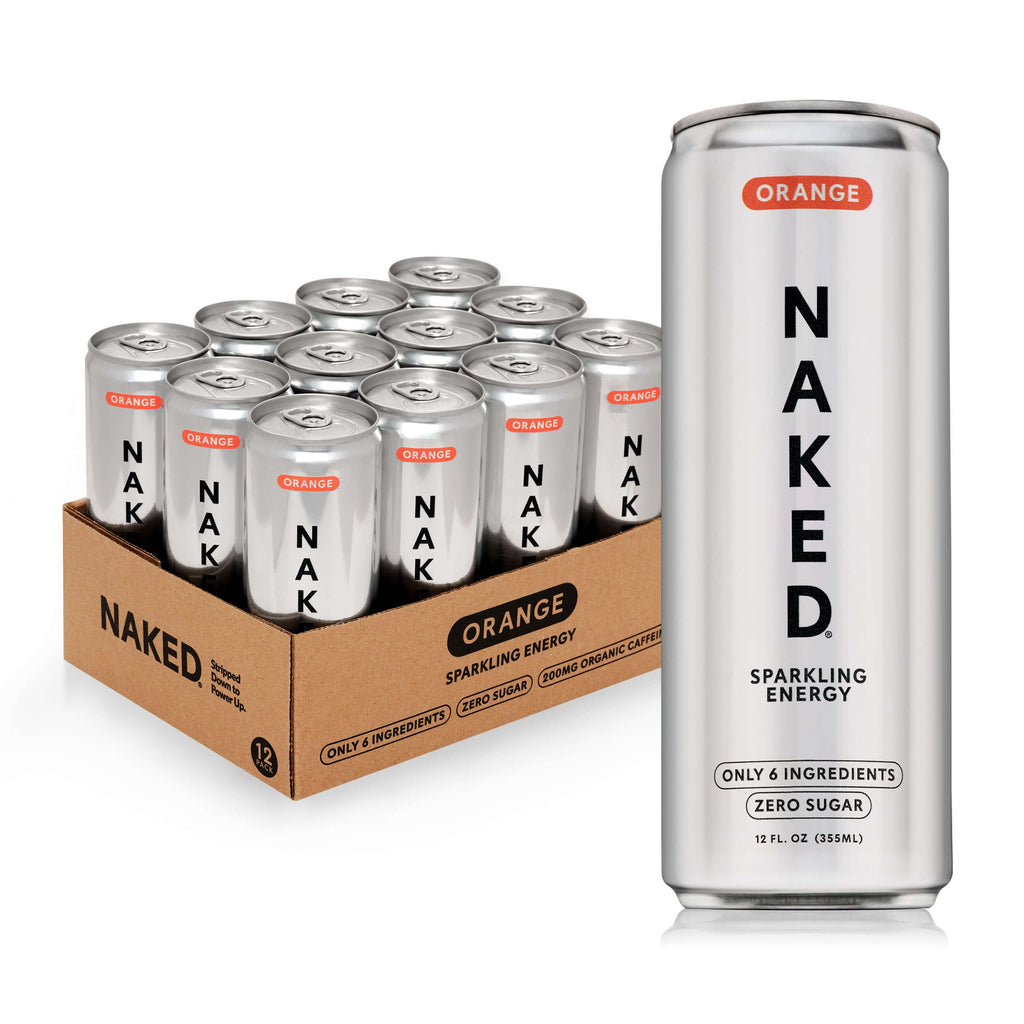 Orange Naked Sparkling Energy - Orange | Everyday Fitness Nutrition
