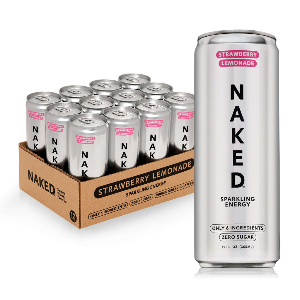 Strawberry Lemonade Naked Sparkling Energy - Strawberry Lemonade | Everyday Fitness Nutrition