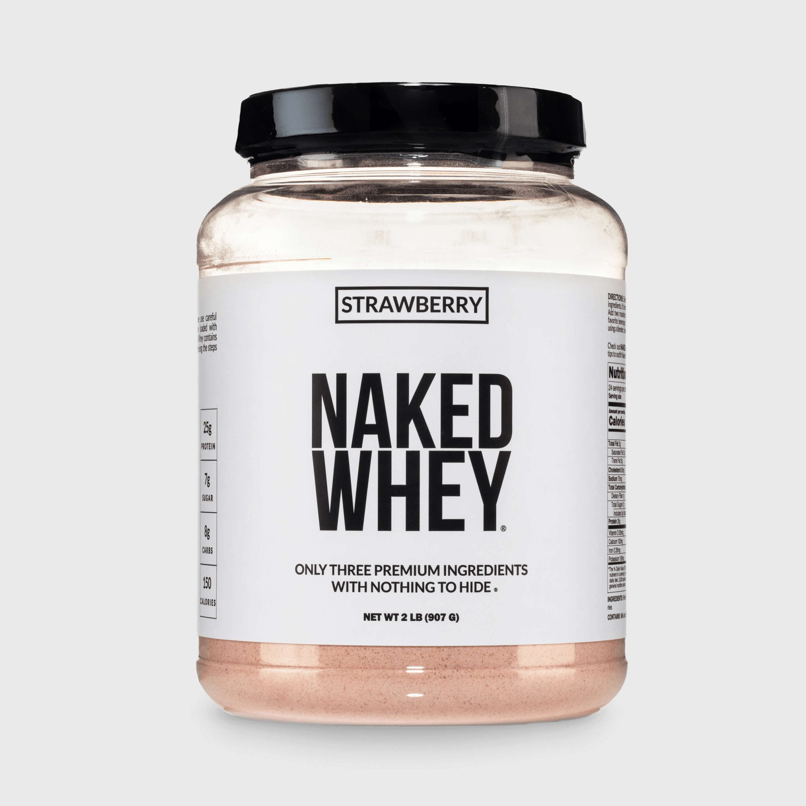 Strawberry Whey Protein Powder - Strawberry | Minimal Ingredient Fitness Fuel