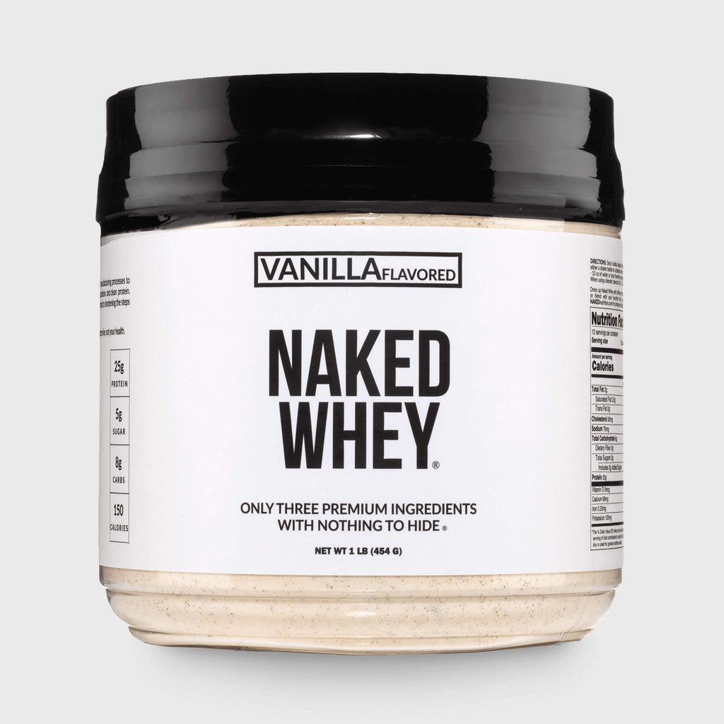 Vanilla Whey Protein Powder 1lb - Vanilla | Minimal Ingredient Fitness Fuel