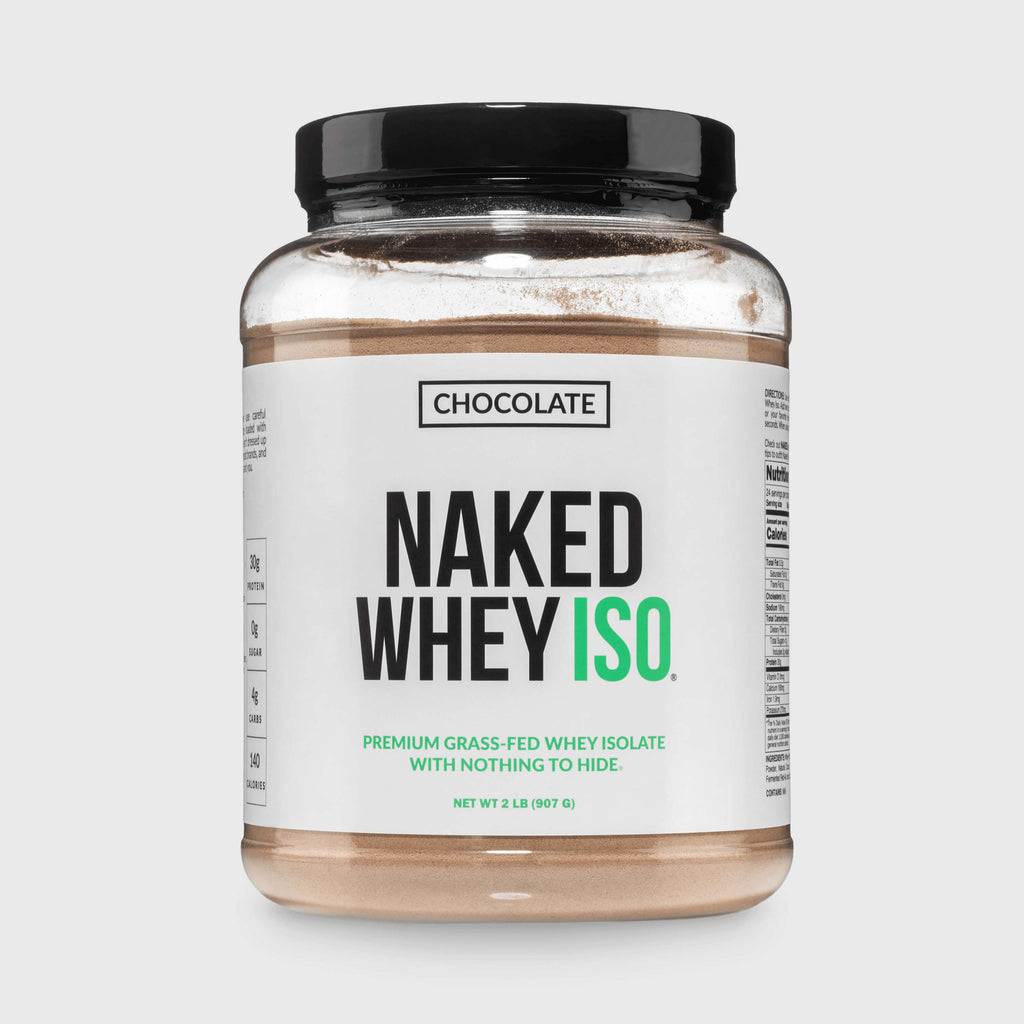 Chocolate Grass-Fed Whey Isolate Protein Powder - Chocolate | Minimal Ingredient Fitness Fuel