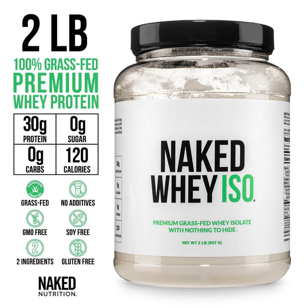 Grass Fed Whey Isolate Protein Powder - Unflavored | Minimal Ingredient Fitness Fuel
