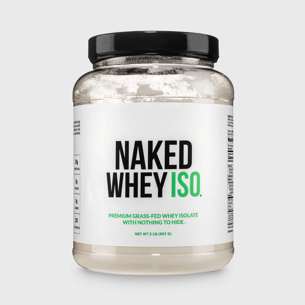 Grass Fed Whey Isolate Protein Powder - Unflavored | Minimal Ingredient Fitness Fuel