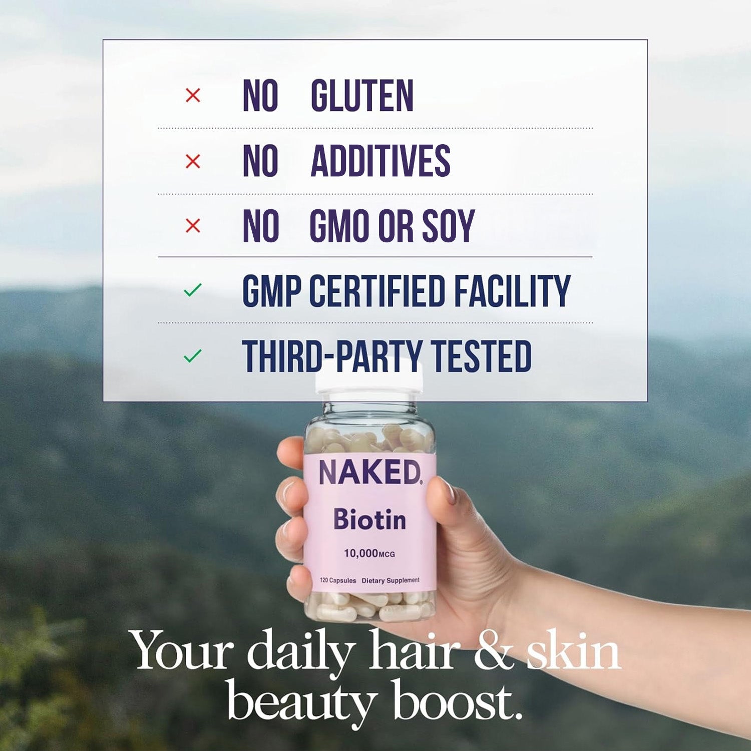Daily Biotin Supplement - Biotin | Everyday Fitness Nutrition
