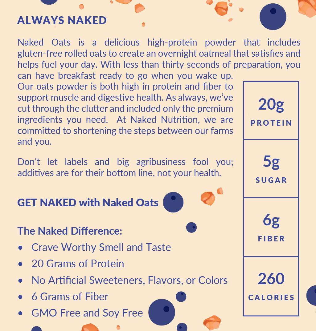 Blueberry Cobbler Protein Oats - Blueberry Cobbler | Everyday Fitness Nutrition