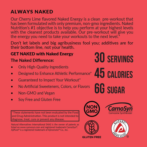 Cherry Lime Pre Workout Supplement - Cherry Lime | Clean Fuel Before Workouts