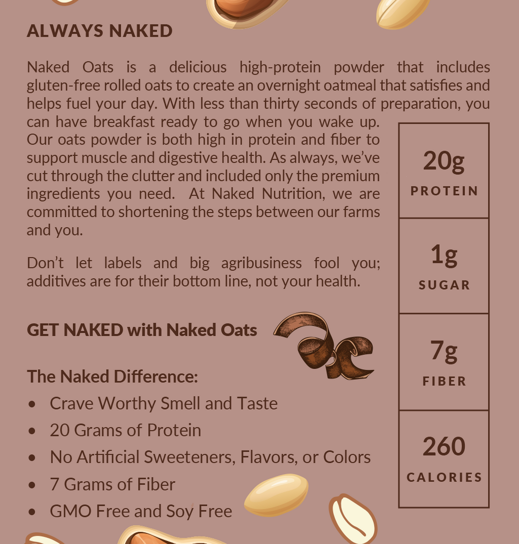 Chocolate Peanut Butter Protein Oats - Chocolate Peanut Butter | Everyday Fitness Nutrition