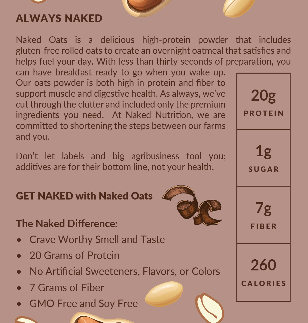 Chocolate Peanut Butter Protein Oats - Chocolate Peanut Butter | Everyday Fitness Nutrition
