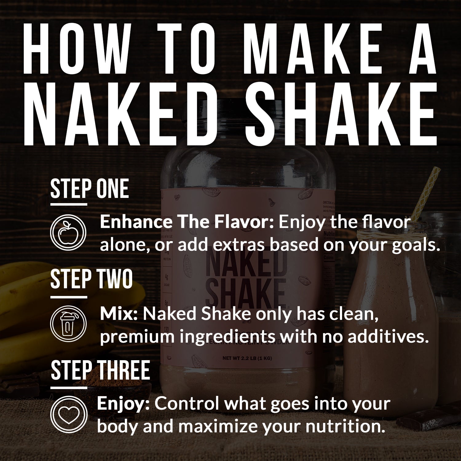 Chocolate Protein Shake - Chocolate | Everyday Fitness Nutrition