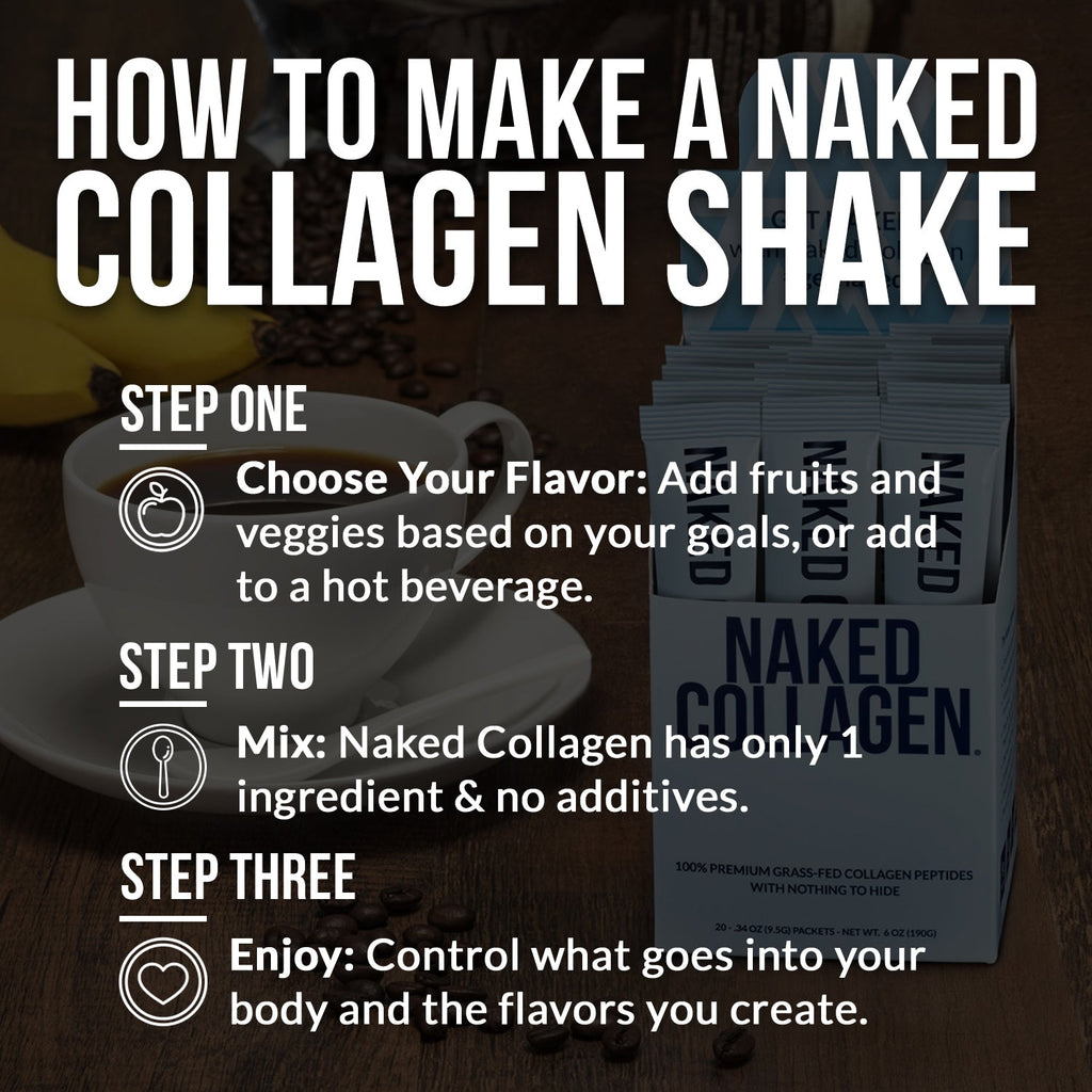 Collagen Peptides Packets - Stick Packs | Everyday Wellness Protein Boost