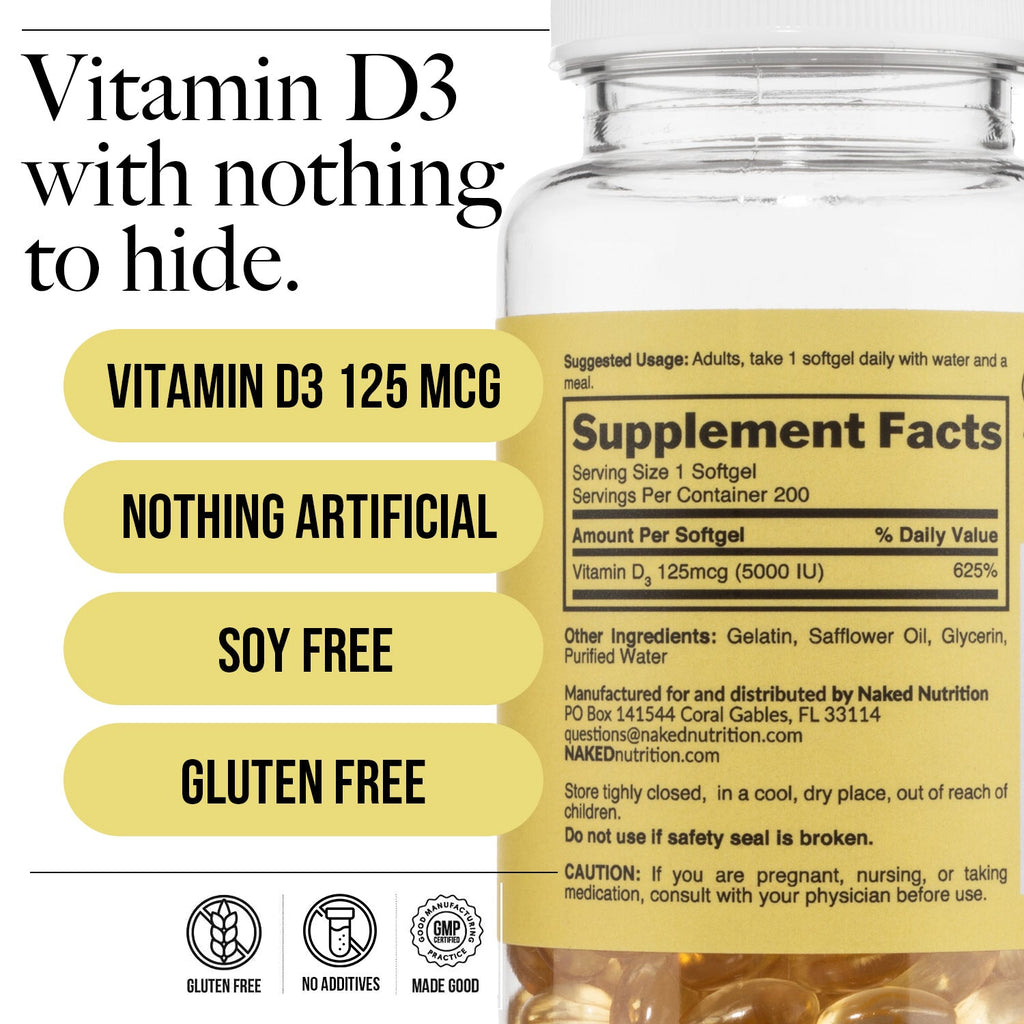 Daily Vitamin D3 Supplement - Vitamin D3 | Everyday Fitness Nutrition