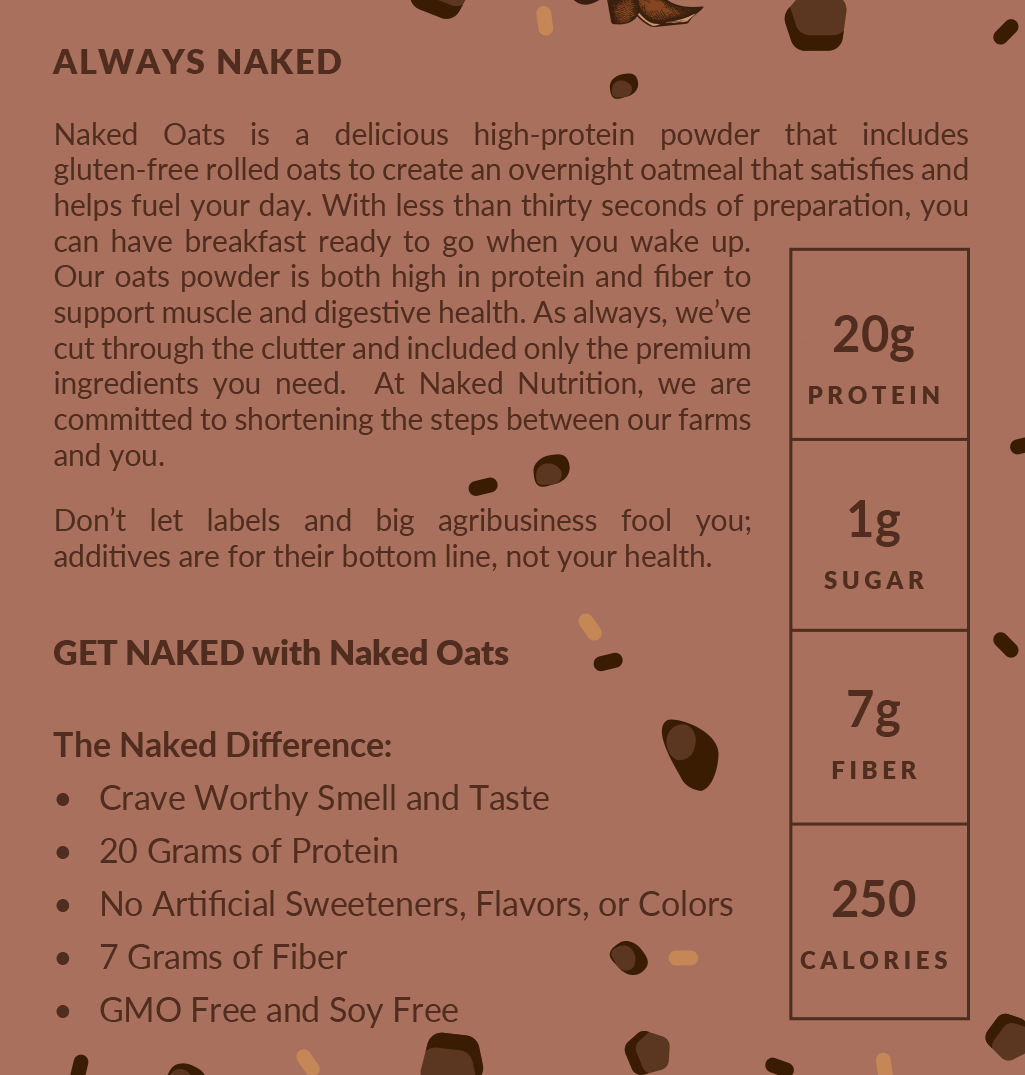 Double Chocolate Protein Oats - Double Chocolate | Everyday Fitness Nutrition