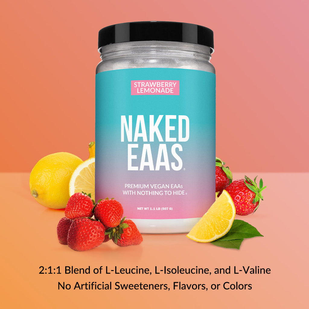 Strawberry Lemonade Essential Amino Acids Supplement - Strawberry EAA | Clean Recovery For Active Days