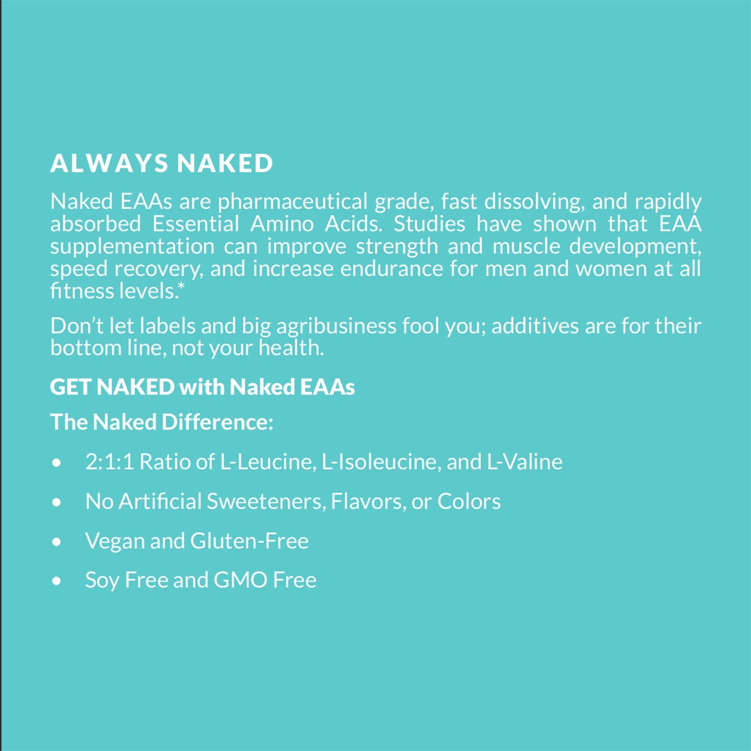 Essential Amino Acids Supplement - Essential Amino Acids | Clean Recovery For Active Days