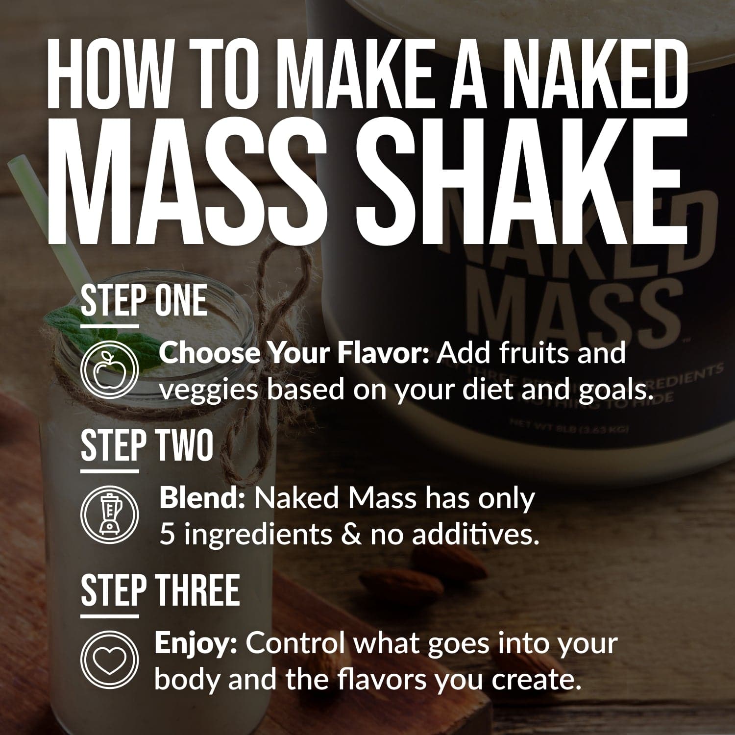 Vanilla Mass Gainer Protein Supplement - Vanilla | Simple Strength And Size Support