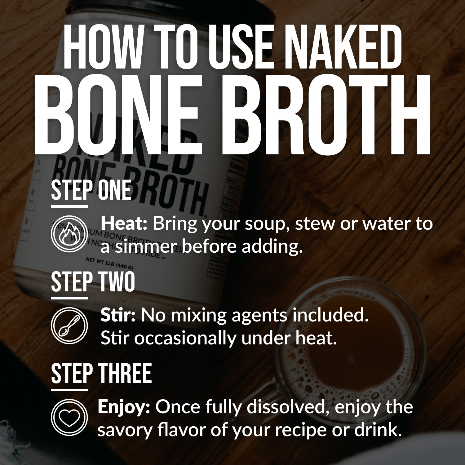 Bone Broth Protein Powder | Minimal Ingredient Daily Fuel