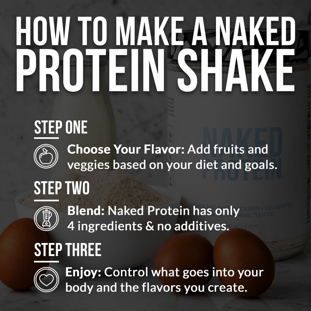 Protein Powder Blend - 3LB Egg Whey & Casein Protein Blend - 3LB | Minimal Ingredient Fitness Fuel