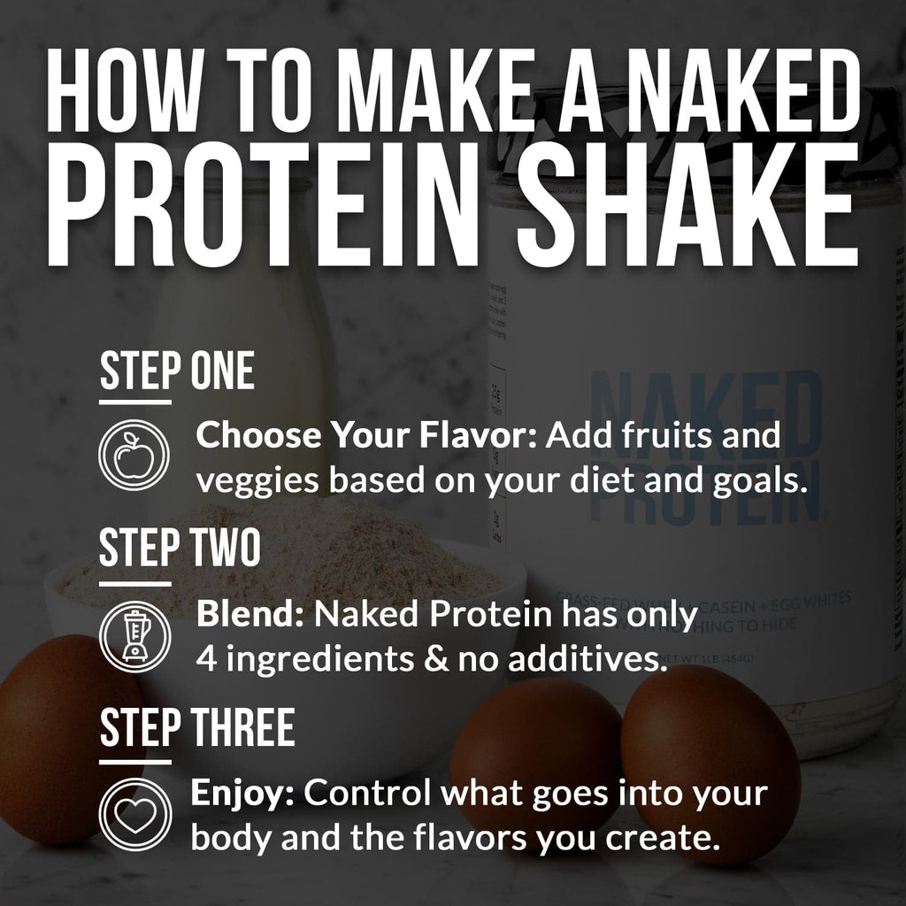 Protein Powder Blend - 1LB Egg Whey & Casein Protein Blend - 1LB | Minimal Ingredient Fitness Fuel