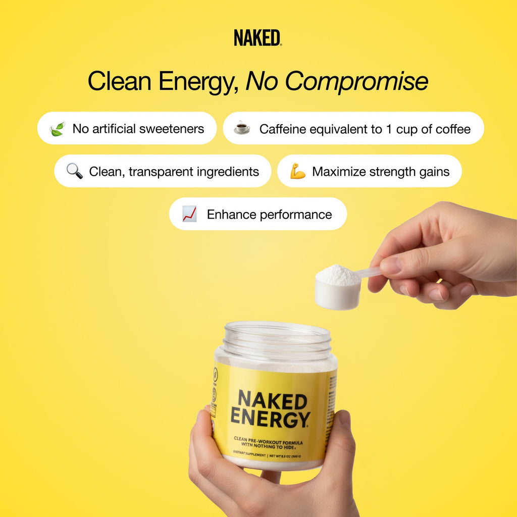 Pre Workout Supplement - Unflavored | Clean Fuel Before Workouts