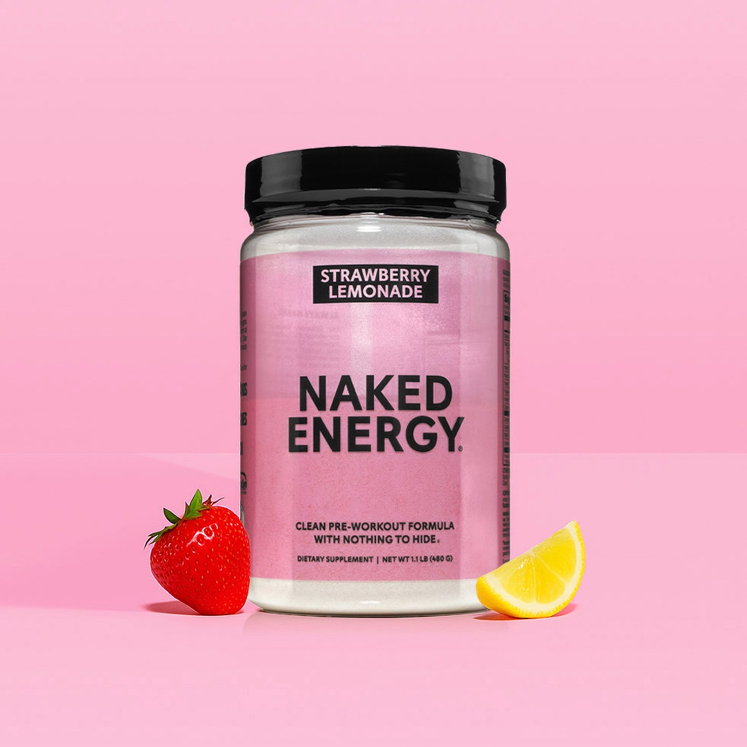 Strawberry Lemonade Pre Workout Supplement - Strawberry Lemonade | Clean Fuel Before Workouts