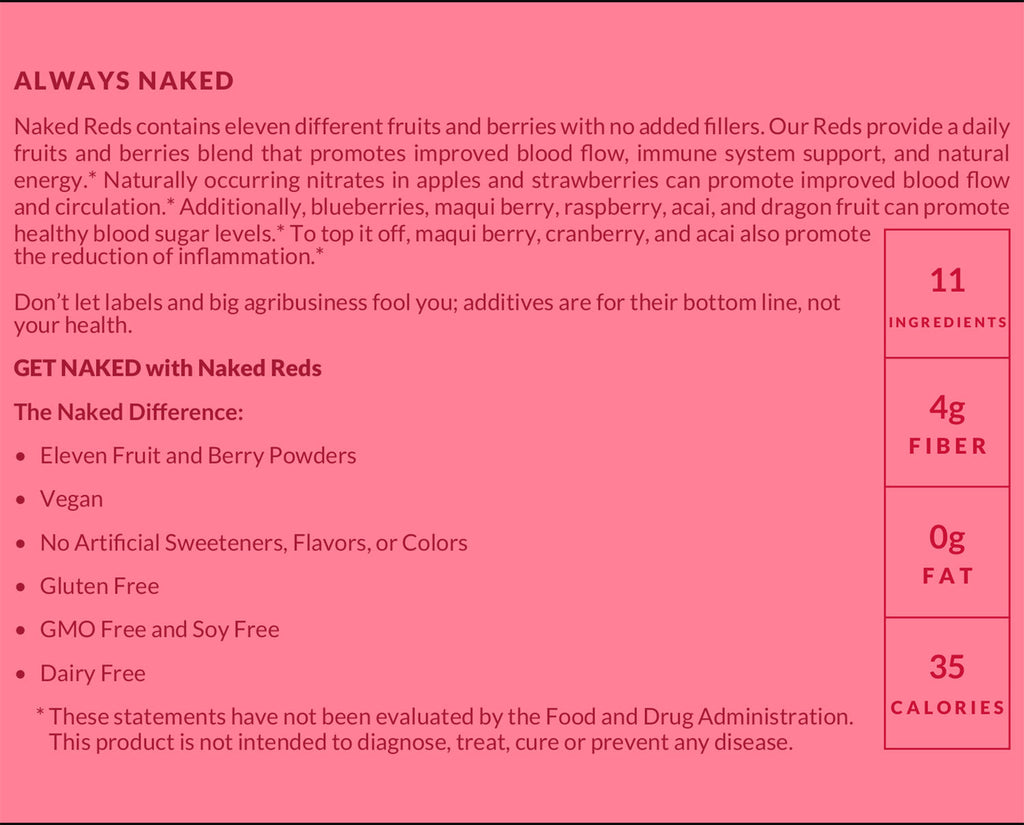 Super Reds Fruit Powder | Minimal Ingredient Daily Fuel