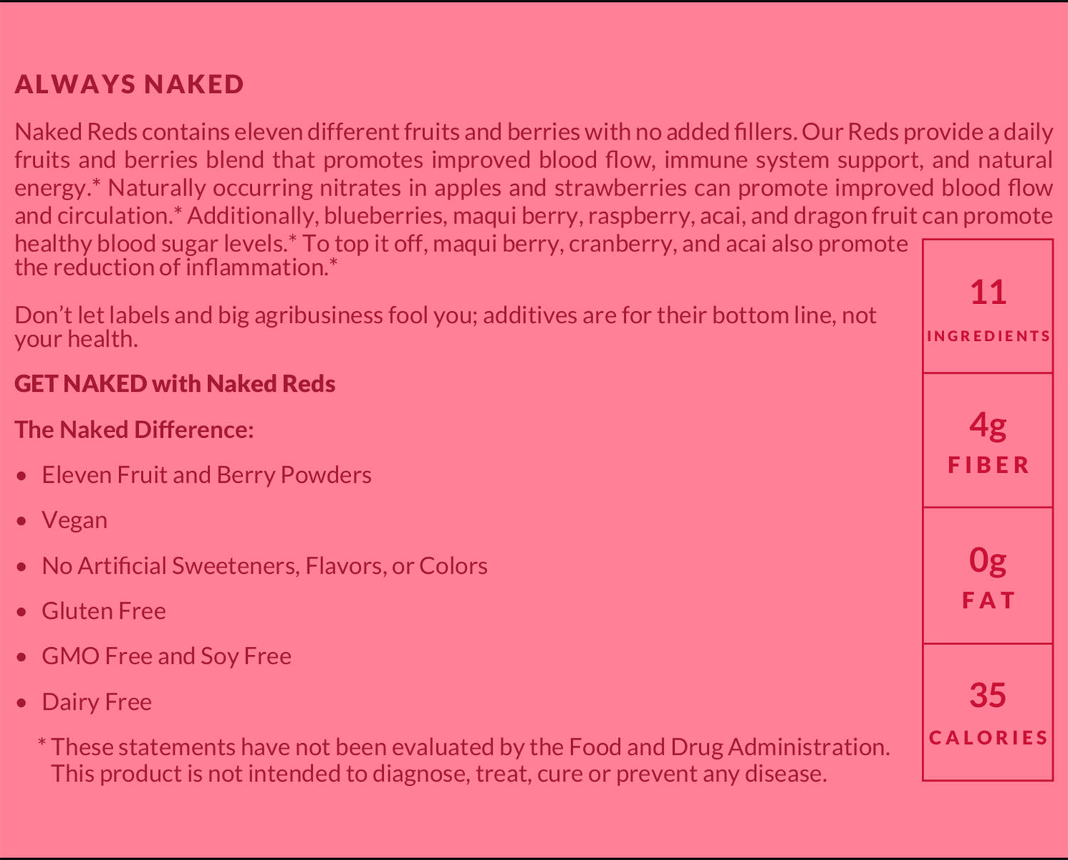 Super Reds Fruit Powder | Minimal Ingredient Daily Fuel