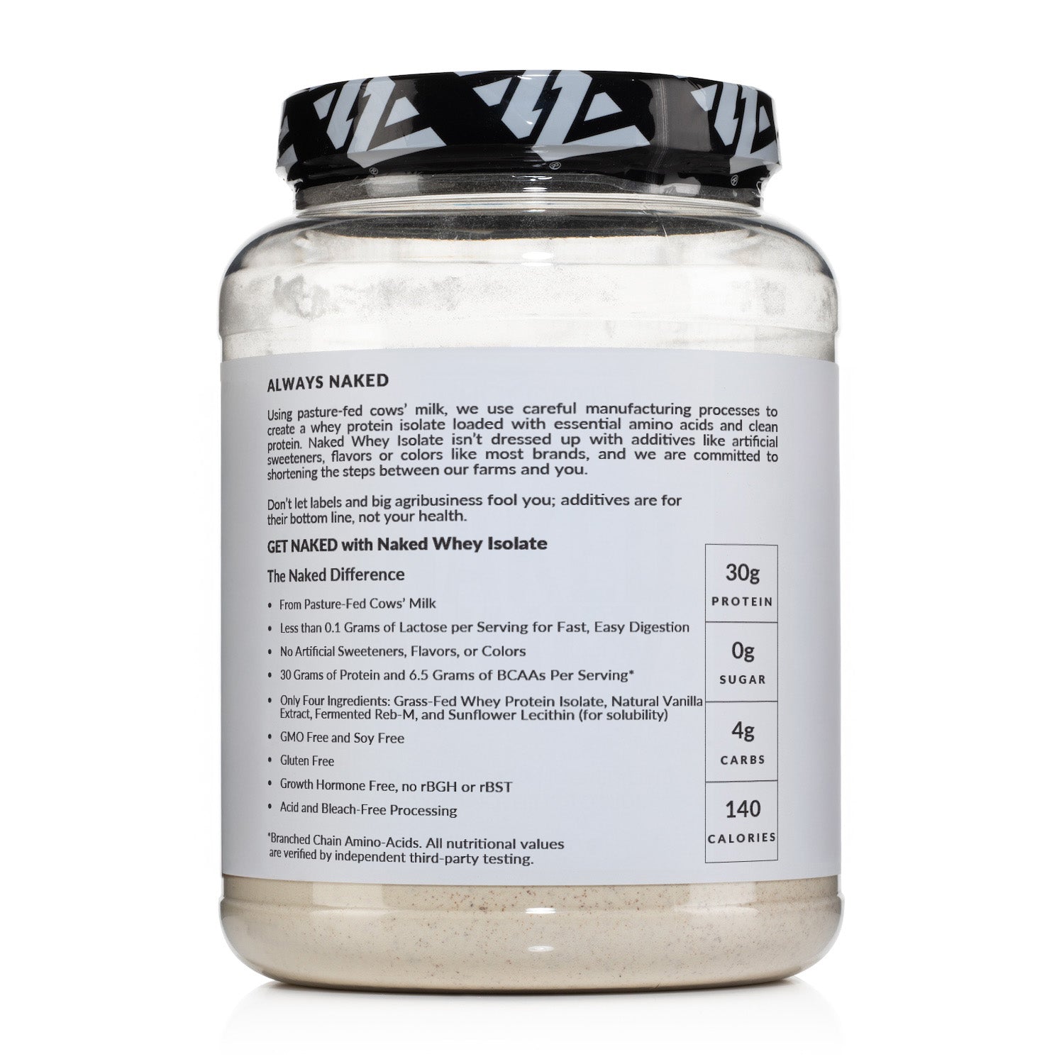 Vanilla Grass-Fed Whey Isolate Protein Powder - Vanilla | Minimal Ingredient Fitness Fuel