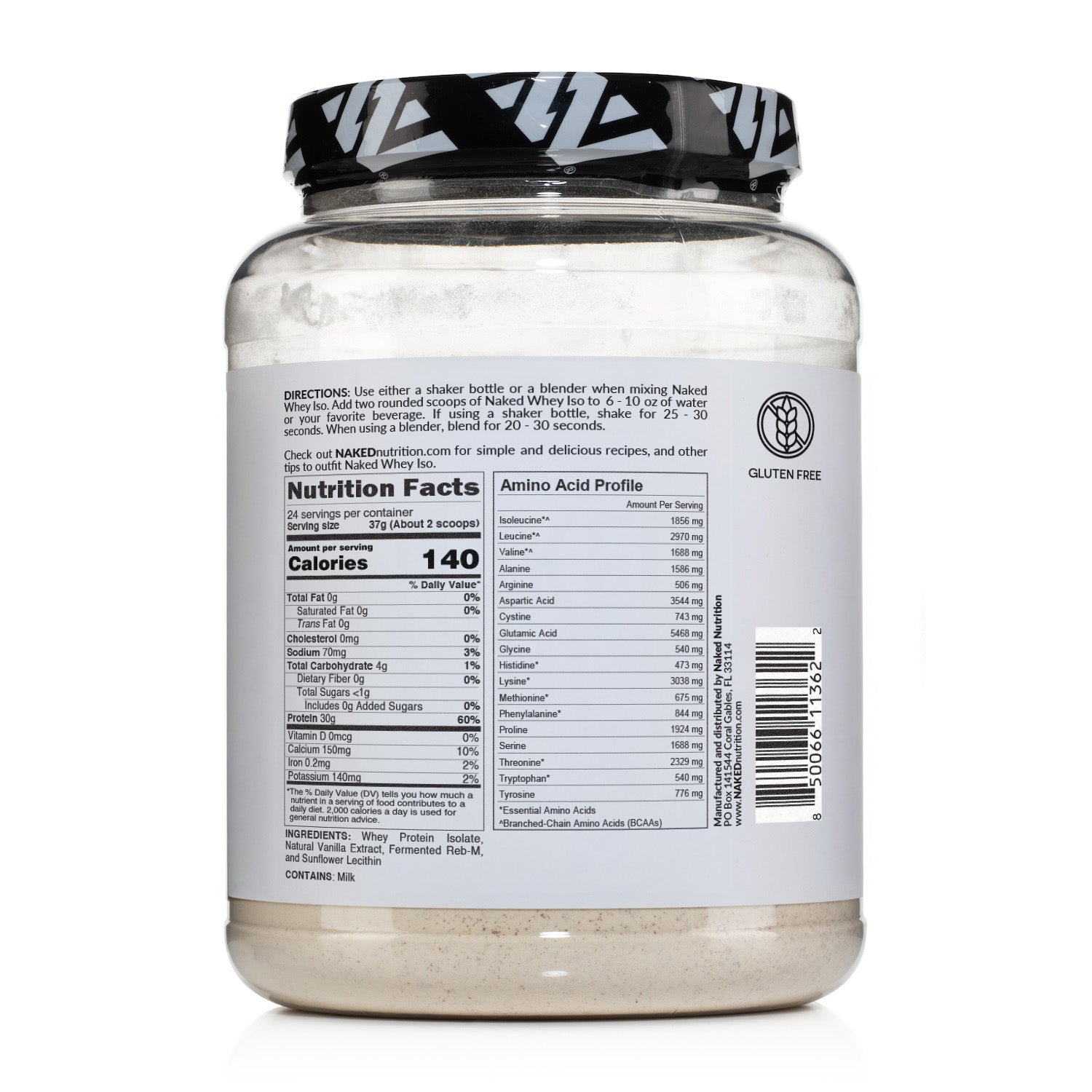 Vanilla Grass-Fed Whey Isolate Protein Powder - Vanilla | Minimal Ingredient Fitness Fuel