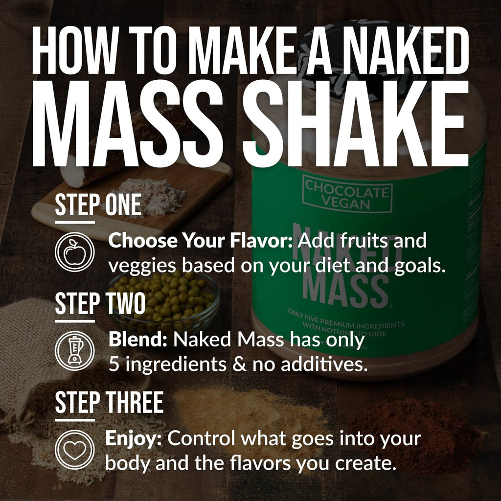 Chocolate Vegan Mass Gainer Supplement - Chocolate (Vegan) | Simple Strength And Size Support