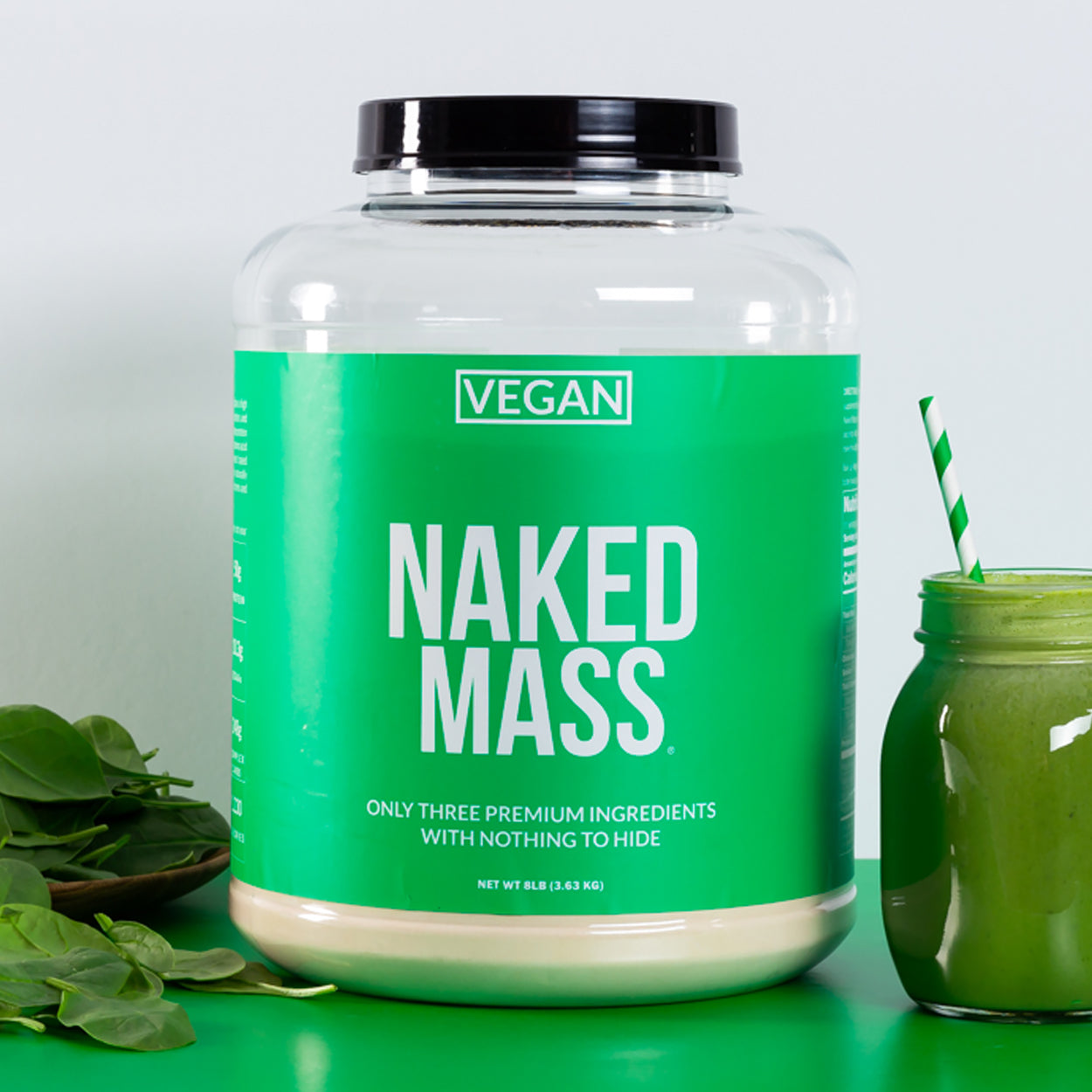 Double Chocolate Vegan Mass Gainer Supplement - Double Chocolate (Vegan) | Simple Strength And Size Support