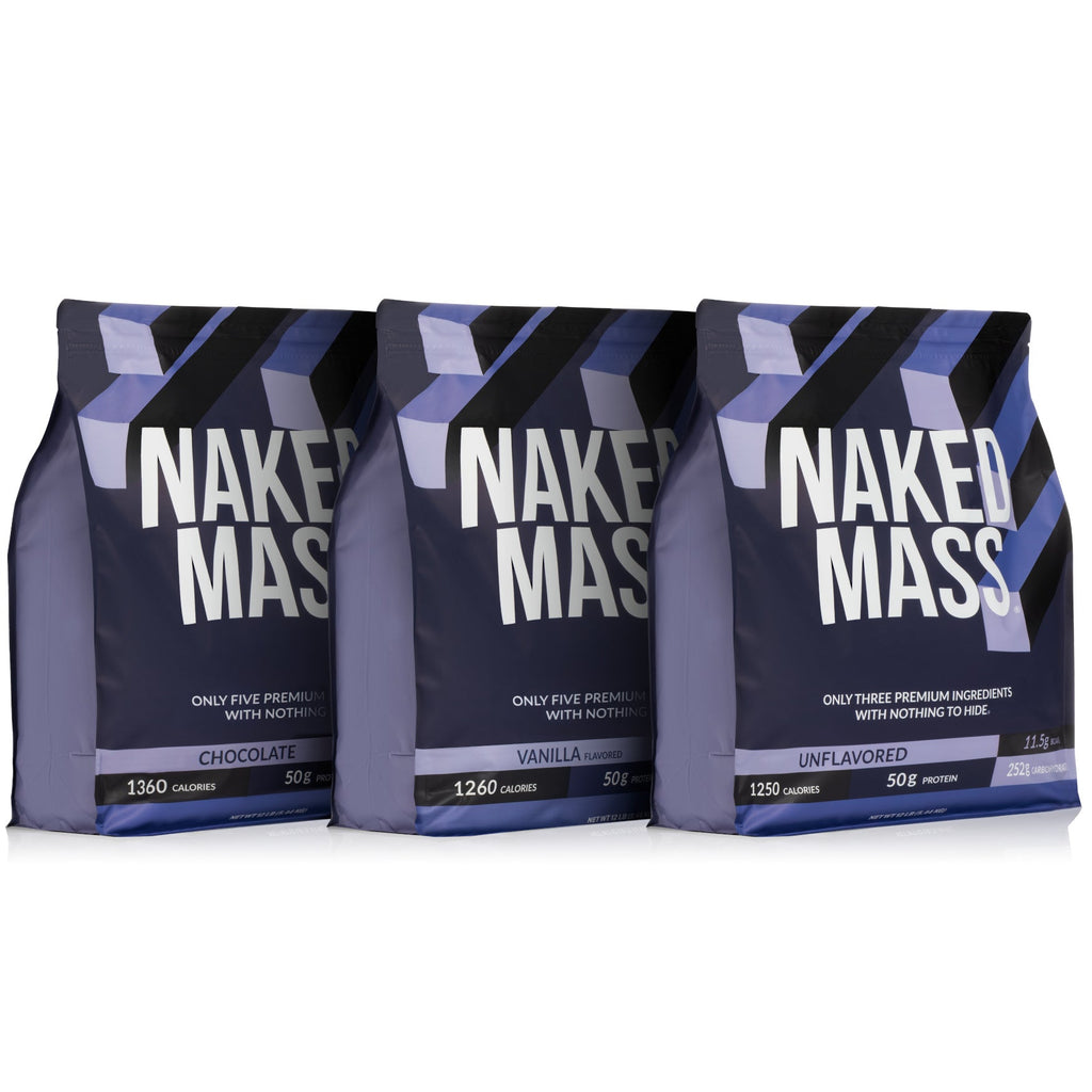 Mass Gainer Protein Supplement - Unflavored 12LB | Simple Strength And Size Support