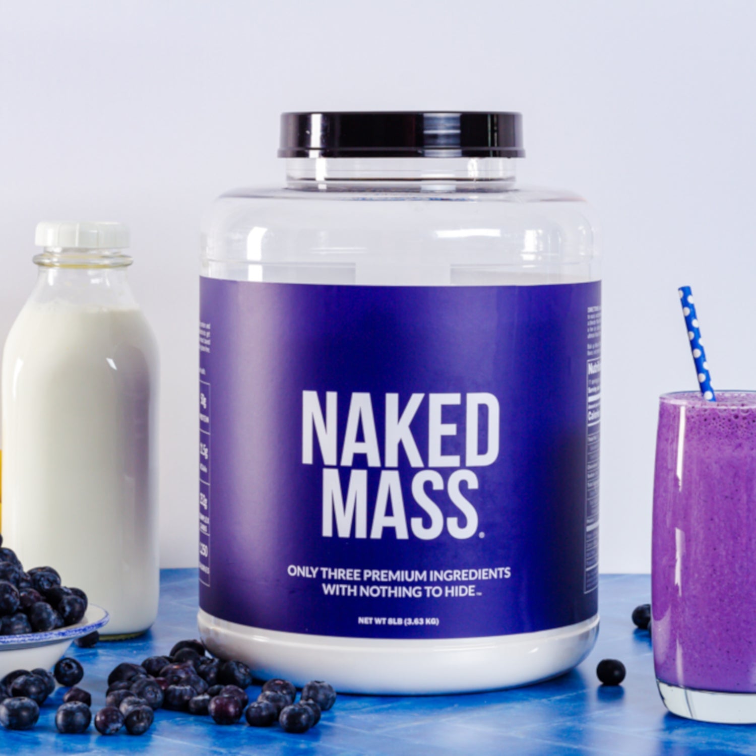 Mass Gainer Protein Supplement - Unflavored | Simple Strength And Size Support
